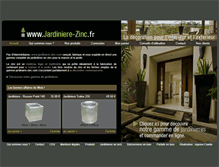 Tablet Screenshot of jardinieres-zinc.fr